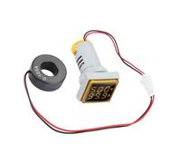 LED Digital Display AC Voltage Current Meter Indicator 22mm High (Yellow)