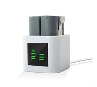 LED Digital Display Dual Port Battery Charger for V4 with USB-C Fast Charging, Overcharge Protection and Real-Power Level Indicator
