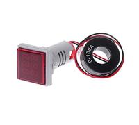 LED Digital Dual Display Voltmeter Ammeter Voltage, Square Gauge Current Meter AC 60-500V 0-100A