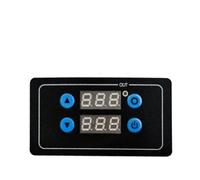 Led Digital Pause for Relay Black Programmable Timer High/Low Trigger Industrial Control 6 to 30v Dc Input Switch Level for -Button Delay Module Plastic Housing (70x40x40 mm)(B)