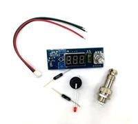 LED Digital Soldering Iron Station with Temperature Controller for T12 Handle, 200-450℃ High-Frequency Heating, Compatible with DIY Kits, Blue/Red/Green/White Light Options White