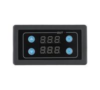 LED Digital Time Delay Relay Module, Programmable Timer Control Switch with Clear Display, 6-30V Wide Voltage Range, for Water Pumps Motors Solenoid Valves Lights