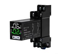 LED Digital Time Relay, With Adjustable Delay From 0.1 Seconds To 99 Hours, 8 Or 14 Pin Designs, 12V DC Voltage And Resistive Load 5A 250VAC For Electrical Timing Control(8-Pin)