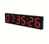 LED Digital Timer with Countdown, Cycle & Interval Functions, Power-Off Memory, Aluminum Case, Wall Mount for Gym, Kitchen, Classroom
