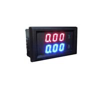 LED Digital Voltage Current Meter DC 0-100V 300V 600V 5A Meter with Sensor 10A CT Voltmeter Ammeter 5A Ampere Meter(DC100V (Red-Blue))
