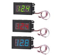 LED Digital Voltmeter 0 56 inch 3 Wire Configuration, Measures DC Voltage from 0V to 30V, Ensures Safety with Reverse Connection Protection (green)