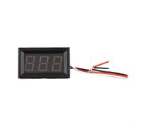 LED Digital Voltmeter 0 56 Inch 3 Wire DC0 30V Voltage Meter with Reverse Polarity Protection and Adjustable Fine Tuning Function (green)