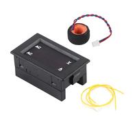 LED Digital Voltmeter Ammeter, Split - Type AC 100-300V 0-100A Dual - Color Display - Transformer & Easy Installation for Electrical Monitoring (Blue)