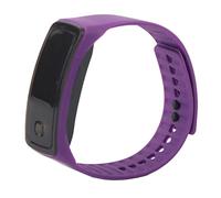 LED Digital Watch Electronic Wristwatch with 12-Hour Dial Auto-Off Screen Silicone Strap for Sport Night Running Casual Wear (Purple)