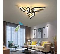 LED Dimmable Ceiling Light Living Room Chandeliers With Remote Control Bedroom Flower Shape Ceiling Light Fixture For Dining Room Dining Table Kitchen Light Flush Mount Chandelier