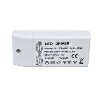 LED Dimmable Driver, 12W 12V DC 1A Constant Current LED Lamp Driver AC to 12V DC Transformer