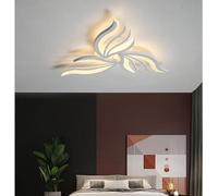 LED Dimmable Light, Acrylic Chandelier, Matt White Ceiling Lighting Fixture Remote Control Compatible with Living Room, Bedroom, Dining Room,Wall Lights,Han