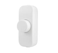 LED Dimmer Switch 1 Gang: Inline Dimmer Switch with Rotary Control Trailing Edge Dimmer Switches Rated 3-100W for Home and RV Use For Dimmable LED Lamps, and Halogen Bulbs (White Arc）