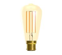 LED Dimming Vintage Filament 4W B22d ST64 Gold 2000K Bell