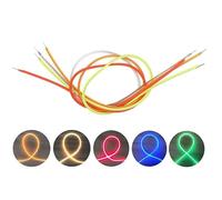 LED Diodes Set, DC3V 300mm LED Filament Edison Bulb COB Flexible Diodes Parts Multicolor 3V 3pcs 5pcs DIY(Pink,3v 3pcs)