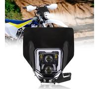 LED Dirt Bike Headlight Enduro Motocross Lights for 2017-2024 Husqvarna | Enduro Supermotor Headlamp for FE 250 350 450 501 701, TE150 250i 300i, FC250 350 450, TX125, DRL High Low Beam