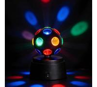 LED Disco Ball - 360 Rotating Colorful Flashing Home Decor Light | Disco Party Lights Desk Lamp With Remote Control | For Wedding Christmas Halloween Home Bar Karaoke Indoor Outdoor Party Dance, Stage