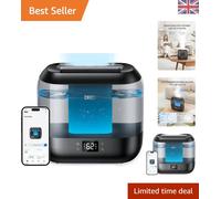 LED Display 4L Ultrasonic Humidifier - Adjustable Humidity, Aroma Diffuser