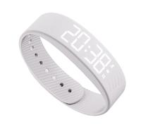 LED Display Alarm Watch, Morning Silent Reminder, Digital Sleep Timer, Portable Alarm Clock Device with Strong Vibration Alert | LED Display Smart Bracelet for Summer