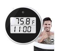 Led Display Cold Bath Thermometers - Floating Bath Thermometers, Ice Bath Thermometers | Cold Plunge Pool Thermometers Floating, Digital Solar Floating Water Thermometer for Bathtub Swimming Pool