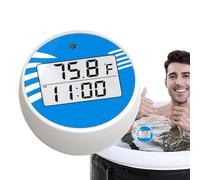 Led Display Cold Bath Thermometers - Floating Bath Thermometers, Ice Bath Thermometers | Cold Plunge Pool Thermometers Floating, Digital Solar Floating Water Thermometer for Bathtub Swimming Pool