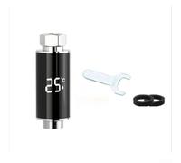 LED Display Digital Shower Thermometer Faucet With Hydroelectric Power And 1/2 Inch Interface For Accurate Water Temperature Monitoring(A)