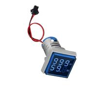 LED Display Hour Meter Timing Device Double Display Hour Meter Suitable for Textiles Printing & Machine Tool Ventilated Designs Timer