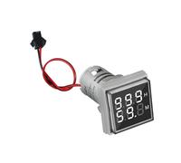 LED Display Hour Meter Timing Device Double Display Hour Meter Suitable for Textiles Printing & Machine Tool Ventilated Designs Timer