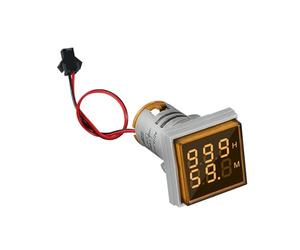 LED Display Hour Meter Timing Device Double Display Hour Meter Suitable for Textiles Printing & Machine Tool Ventilated Designs Timer