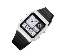 LED Display Men's Digital Wristwatch - Waterproof Sports Watch with Chronograph | Date Day Display Luminous 30M Stopwatches 24.5cm ABS Steel