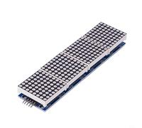 LED Display Microcontroller Module with 4-in-1 LED For Matrix Driver, Integrated For 8x8 Common Cathode Dot For Matrix, 5V PCB Circuit Board, 5P Line Cable, Cascading(Green)
