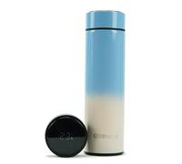 Smart 500ml Water Bottle Stainless Steel Vacuum Flask With Temperature Display Gradient Blue Gr8 Home Blue One Size