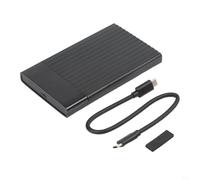 LED Display USB 3.2 Enclosure for SATA 2.5 Inch HDD and SSD Supporting 5Gbps Transfer and Real-Time Drive Status Monitoring (C-C)