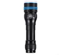 LED Diving Flashlight 2000 Lumens IPX8 Waterproof 50m Dive Light with 4 Modes for Scuba Snorkeling, Aluminum Alloy Torch (Battery Not Included)(Flashlight battery)