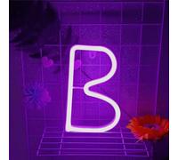 LED DIY Neon Light 0-9 Light Up Numbers 26 Alphabet Neon Lamp Battery/USB Powered, Lamp Wall Decoration, Number/Letter Illuminated Sign Neon Lights for Christmas Party Bar Wedding,Warm light,3