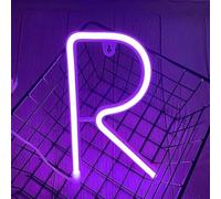 LED DIY Neon Light 0-9 Light Up Numbers 26 Alphabet Neon Lamp Battery/USB Powered, Lamp Wall Decoration, Number/Letter Illuminated Sign Neon Lights for Christmas Party Bar Wedding,Warm light,3