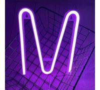 LED DIY Neon Light 0-9 Light Up Numbers 26 Alphabet Neon Lamp Battery/USB Powered, Lamp Wall Decoration, Number/Letter Illuminated Sign Neon Lights for Christmas Party Bar Wedding,Warm light,3