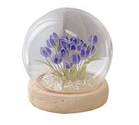 LED DIY Tulip Night Light, Night Lamp Material Kit Battery Powered Handmade Tulips Flowers Lamp Making Kits Unfinished Art Crafts Ornament Birthday for Wedding Valentine's Day Party