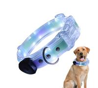 Led Dog Collar | Led Rechargeable Dog Light Necklace with 3 Modes - Adjustable Glowing Collar for Night Walking, Dark, Outdoor