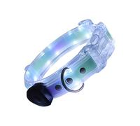 Led Dog Collar - Rechargeable Light up Dog Safety Necklace,Adjustable Luminous Collar for Small, Medium, and Large Breeds