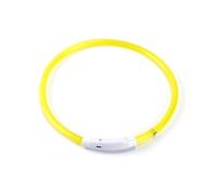LED Dog Collar USB Rechargeable Flash Dog Necklace Light PVC Pet Safety Collar for Large Medium Small Dogs