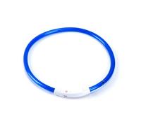 LED Dog Collar USB Rechargeable Flash Dog Necklace Light PVC Pet Safety Collar for Large Medium Small Dogs