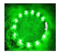 LED Dog Collar,USB Rechargeable Glowing Dog Collars, Light Up Collar Improved Pet Safety &Visibility at Night, 3 Flashing Modes,Water-Resistant Lighted Collar Fits for Small Medium Large Dogs