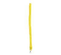 LED Dog Collar with Reflective Polyester, Luminous Lanyard 19.9 Inch, DIY Logo, Anti Fading, Square Box ID Badge Holder - Night Safety Warning, Easy Use, Multi Purpose for Pets (Square box yellow)