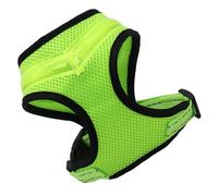 LED Dog Harness for Small Breeds, No Pull Adjustable Reflective Vest, Breathable Fluorescent Green Harness, for 5.5-8.8 lbs, 2.5-4 kg Dogs