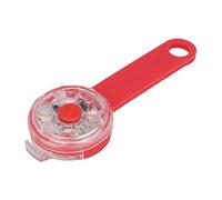 LED Dog Light Pendant USB Rechargeable Collar Light for Pet Bag Bike, Compact Durable Material for Night Walking Outdoors (Red)