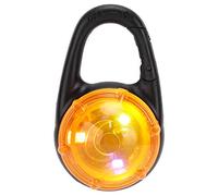 LED Dog Pendant Collar Clip Light, Luminous Safety Light for Pets - Three Flash Modes, Durable Resin, Outdoor Night Visibility (Orange Light)