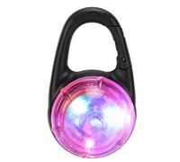 LED Dog Pendant, Waterproof Collar Clip Light, 5.5x3x2.5cm - Luminous Safety, Three Flash Modes, Outdoor Night Visibility for Pets (Rosy Light)