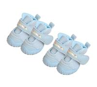 LED Dog Shoes Anti-Slip Breathable Mesh Adjustable LED Boots | Puppy Shoes Paw Protector for Indoor Outdoor Home Backyard Patio Night Walking Hot Pavement
