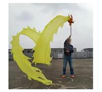 LED Dragon Poi Dance Streamer with 3D Head, Lightweight Juggling Set for Outdoor Beginners, Holiday Performances, and Backyard Fitness